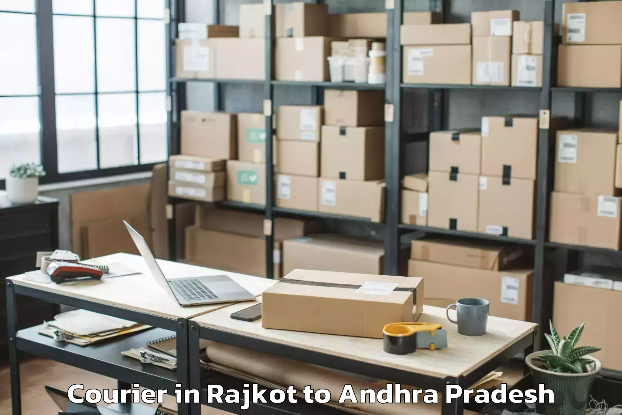 Top Rajkot to Bheemunipatnam Courier Available